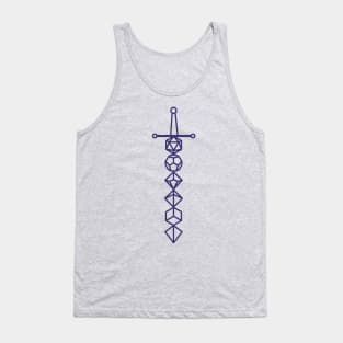 D & D Dice Sword Tank Top